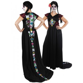Day of the Dead Dress ADULT HIRE